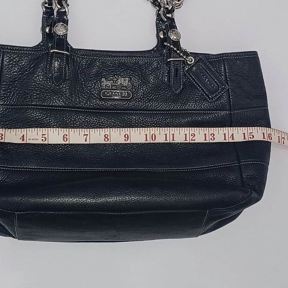 Coach Black Leather Y2K Bag